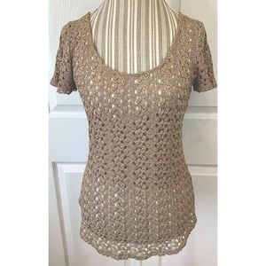 Banana Republic Heritage Crochet Top Size Medium